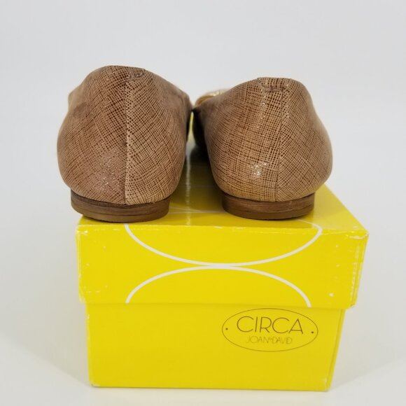 Joan and David Embellished Leather Ballet Flat - 6.5 - Cjanora Bronze & Gold - Picture 5 of 10